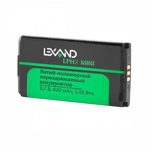 Аккумуляторная батарея для сотового мини-телефона LEXAND LPH3