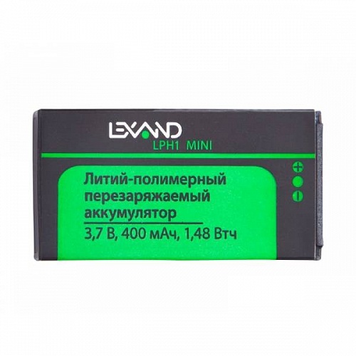 Аккумуляторная батарея для сотового мини-телефона LEXAND LPH1/ LPH2
